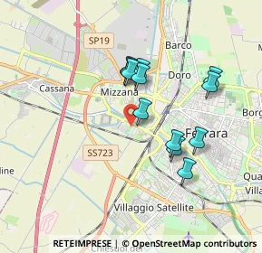 Mappa Via Arginone, 44122 Ferrara FE, Italia (1.54)