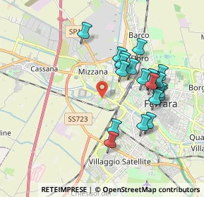Mappa Via Arginone, 44122 Ferrara FE, Italia (1.756)