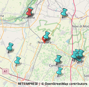 Mappa Via Nevè Shalom Waahat as Salam, 42017 Novellara RE, Italia (10.058)