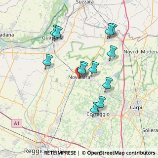 Mappa Via Nevè Shalom Waahat as Salam, 42017 Novellara RE, Italia (7.03)
