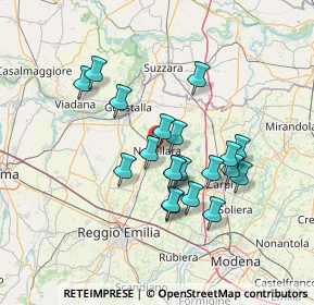 Mappa Via Nevè Shalom Waahat as Salam, 42017 Novellara RE, Italia (11.944)