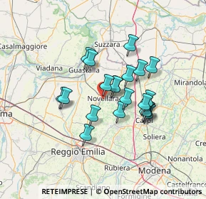 Mappa Via Nevè Shalom Waahat as Salam, 42017 Novellara RE, Italia (10.57)