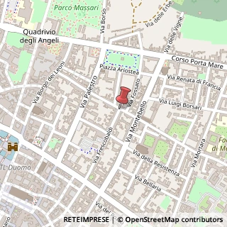 Mappa Via Frescobaldi, 72, 44100 Ferrara, Ferrara (Emilia Romagna)