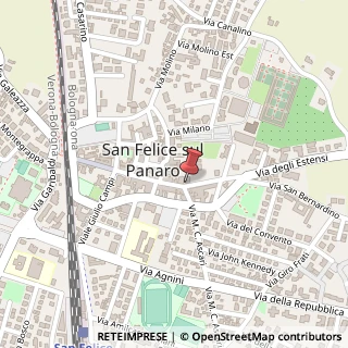 Mappa Via Giuseppe Mazzini, 77, 41038 San Felice sul Panaro, Modena (Emilia Romagna)