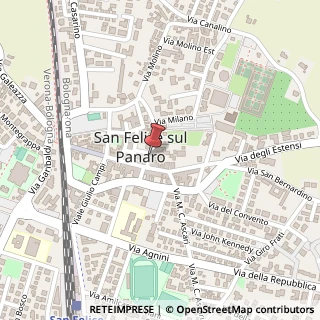 Mappa Via O. Ferraresi, 28, 41038 San Felice sul Panaro, Modena (Emilia Romagna)