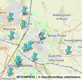 Mappa Via Palestro, 44121 Ferrara FE, Italia (2.6425)