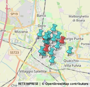 Mappa Corso Isonzo, 44121 Ferrara FE, Italia (0.99063)