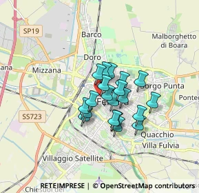 Mappa Corso Isonzo, 44121 Ferrara FE, Italia (1.094)
