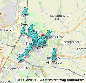 Mappa Via Nicolò Machiavelli, 44121 Ferrara FE, Italia (1.344)