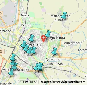 Mappa Via Nicolò Machiavelli, 44121 Ferrara FE, Italia (2.44933)