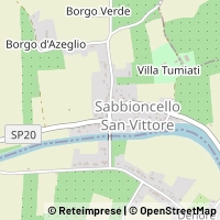 Karta Riva del Po