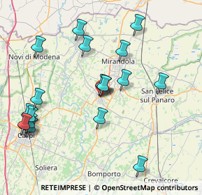 Mappa Via Salvador Allende, 41032 Cavezzo MO, Italia (8.948)