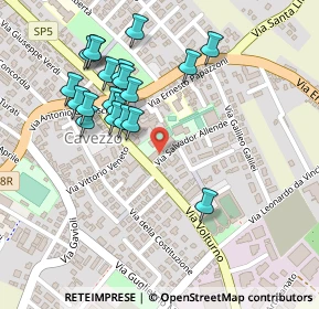 Mappa Via Salvador Allende, 41032 Cavezzo MO, Italia (0.2435)