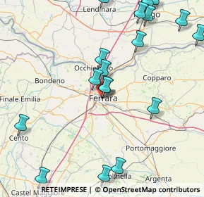 Mappa Via Capo delle Volte, 44121 Ferrara FE, Italia (21.13842)