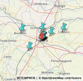 Mappa Via Capo delle Volte, 44121 Ferrara FE, Italia (5.04154)