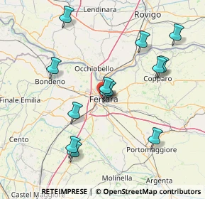 Mappa Via Capo delle Volte, 44121 Ferrara FE, Italia (15.39692)