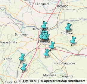 Mappa Via Capo delle Volte, 44121 Ferrara FE, Italia (9.93467)