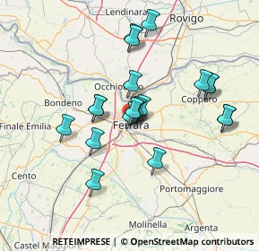 Mappa Via Capo delle Volte, 44121 Ferrara FE, Italia (12.4035)