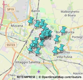 Mappa Via Capo delle Volte, 44121 Ferrara FE, Italia (1.093)