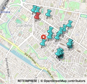 Mappa Via Capo delle Volte, 44121 Ferrara FE, Italia (0.4605)