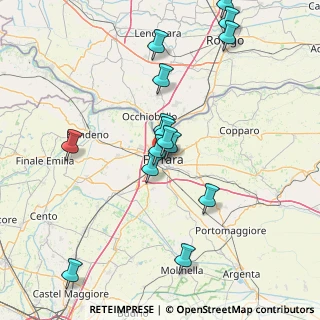 Mappa Via Rampari di San Paolo, 44100 Ferrara FE, Italia (15.73933)