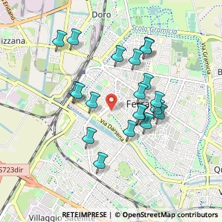 Mappa Via Rampari di San Paolo, 44100 Ferrara FE, Italia (0.881)