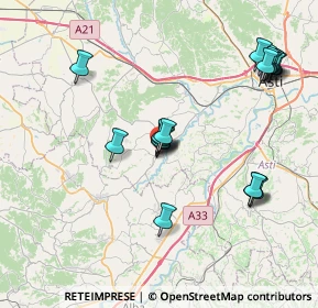 Mappa Via Gardini, 14015 San Damiano d'Asti AT, Italia (8.4605)