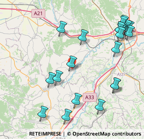 Mappa Via Gardini, 14015 San Damiano d'Asti AT, Italia (10.248)