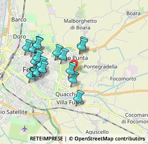 Mappa Via dell' Acero, 44123 Ferrara FE, Italia (1.777)