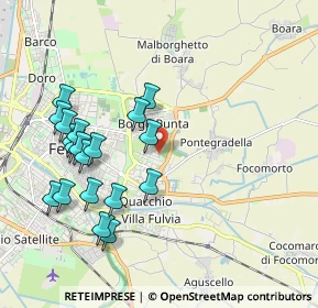 Mappa Via dell' Acero, 44123 Ferrara FE, Italia (2.08263)