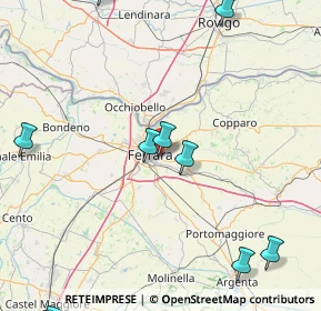 Mappa Via dell' Acero, 44123 Ferrara FE, Italia (25.84909)