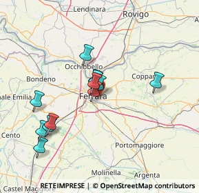 Mappa Via dell' Acero, 44123 Ferrara FE, Italia (12.955)