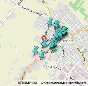 Mappa Via Secchia, 41032 Cavezzo MO, Italia (0.31724)