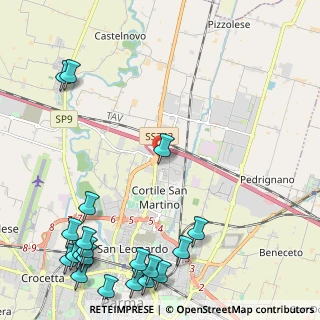 Mappa Via Carra, 43122 Paradigna PR, Italia (3.352)