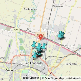 Mappa Via Nicola Morigi, 43122 Parma PR, Italia (1.7615)