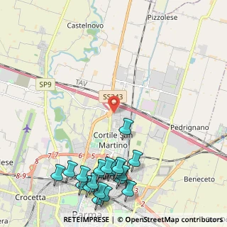 Mappa Via Carra, 43122 Paradigna PR, Italia (2.9645)