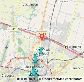 Mappa Via Nicola Morigi, 43122 Parma PR, Italia (3.601)