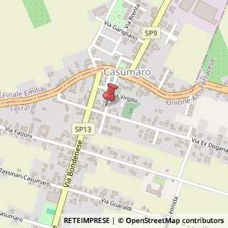 Mappa Via g.matteotti-casumaro 12, 44042 Cento, Ferrara (Emilia Romagna)