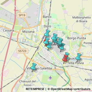 Mappa Viale Pola, 44121 Ferrara FE, Italia (1.445)