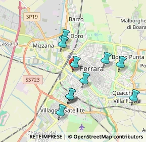 Mappa Viale IV Novembre, 44124 Ferrara FE, Italia (1.79)