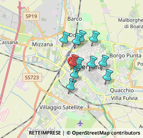 Mappa Viale IV Novembre, 44124 Ferrara FE, Italia (1.14273)