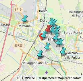 Mappa Viale IV Novembre, 44124 Ferrara FE, Italia (1.47333)