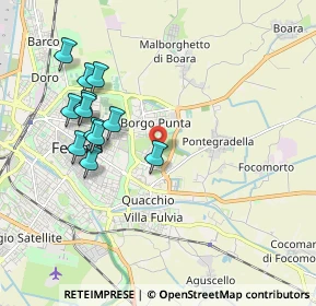 Mappa Via Germoglio, 44123 Ferrara FE, Italia (1.9475)