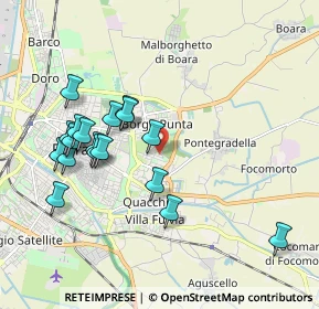 Mappa Via Germoglio, 44123 Ferrara FE, Italia (1.95222)