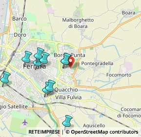 Mappa Via Germoglio, 44123 Ferrara FE, Italia (2.28727)