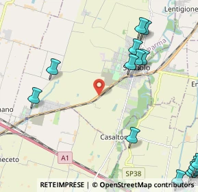 Mappa SS 62 della Cisa, 43058 Parma PR (3.14571)