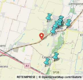 Mappa SS 62 della Cisa, 43058 Parma PR (2.04455)