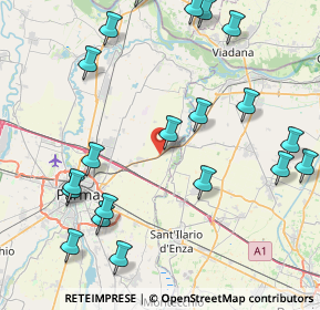 Mappa SS 62 della Cisa, 43058 Parma PR (10.331)