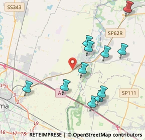 Mappa SS 62 della Cisa, 43058 Parma PR (4.14182)