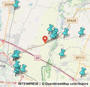 Mappa SS 62 della Cisa, 43058 Parma PR (5.21563)